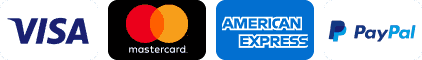 Accepted payment methods: Visa, Mastercard, American Express and PayPal